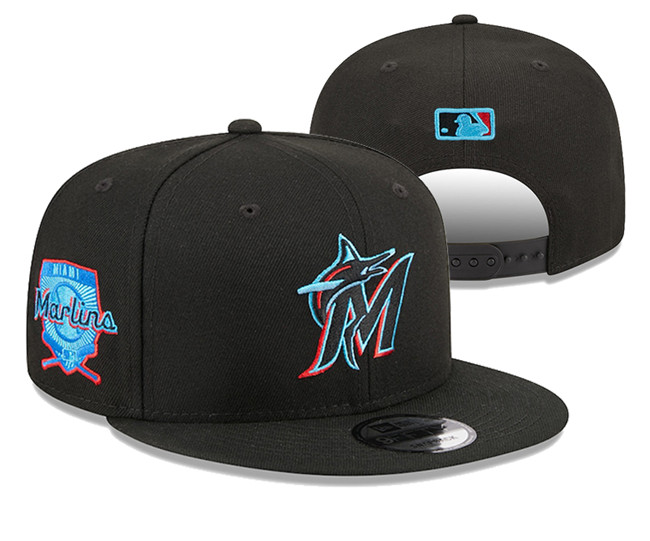 Miami Marlins Stitched Snapback Hats 011
